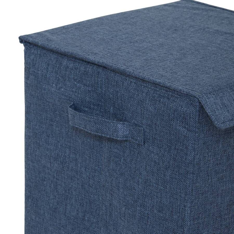 Corbeille à linge, 74l, bleu Colorama