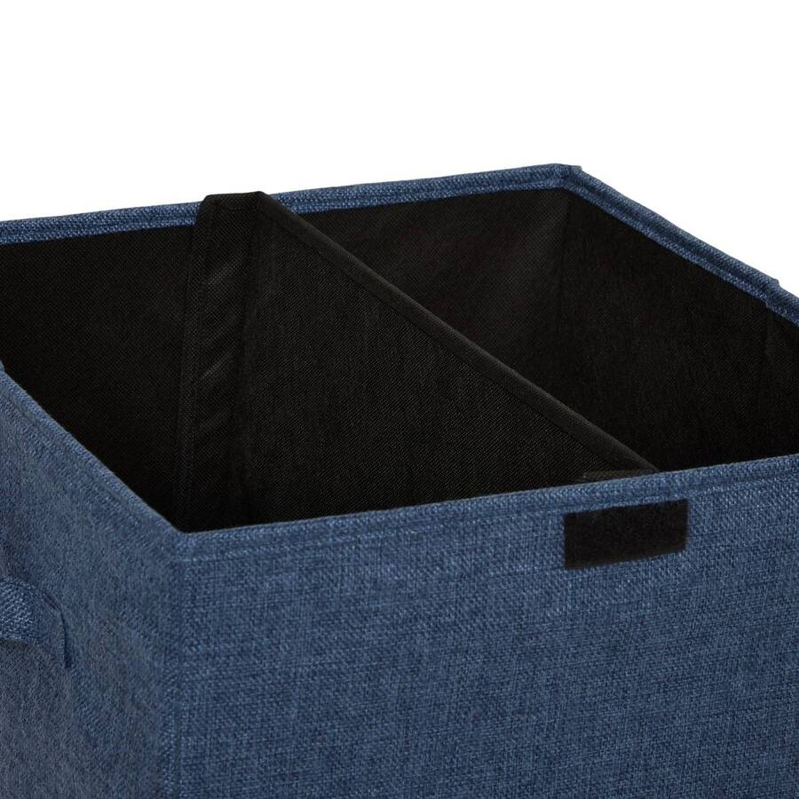 Corbeille à linge, 74l, bleu Colorama