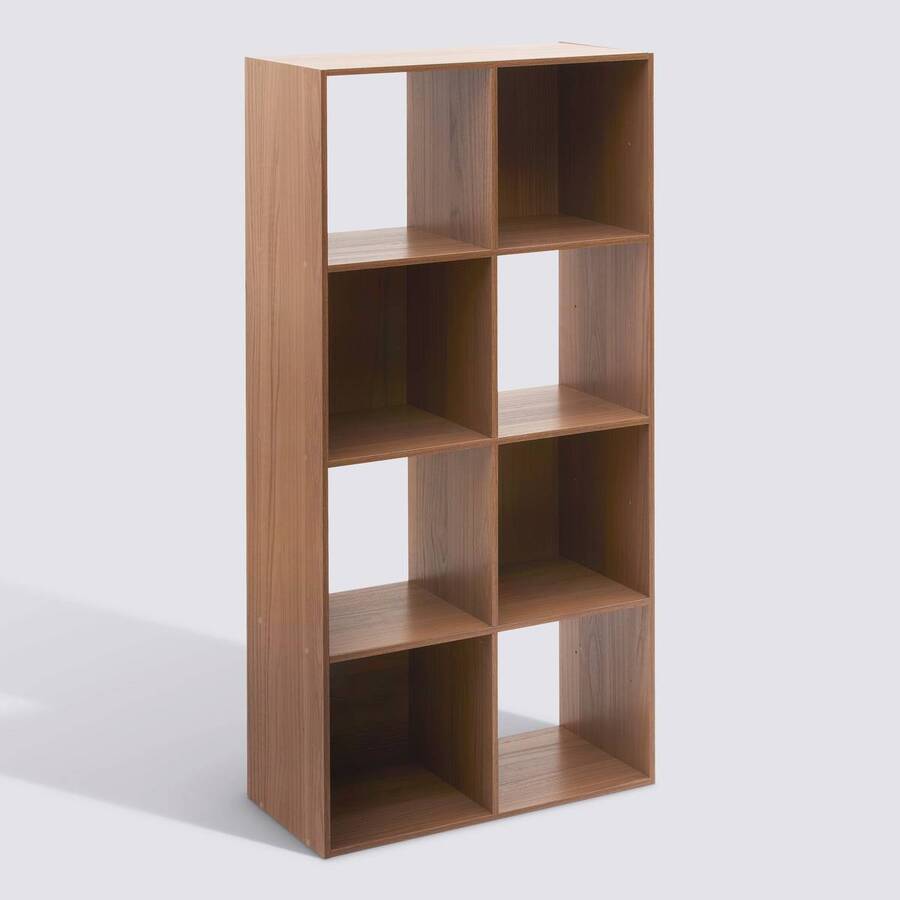 Étagère 8 cases, marron Mix'n modul