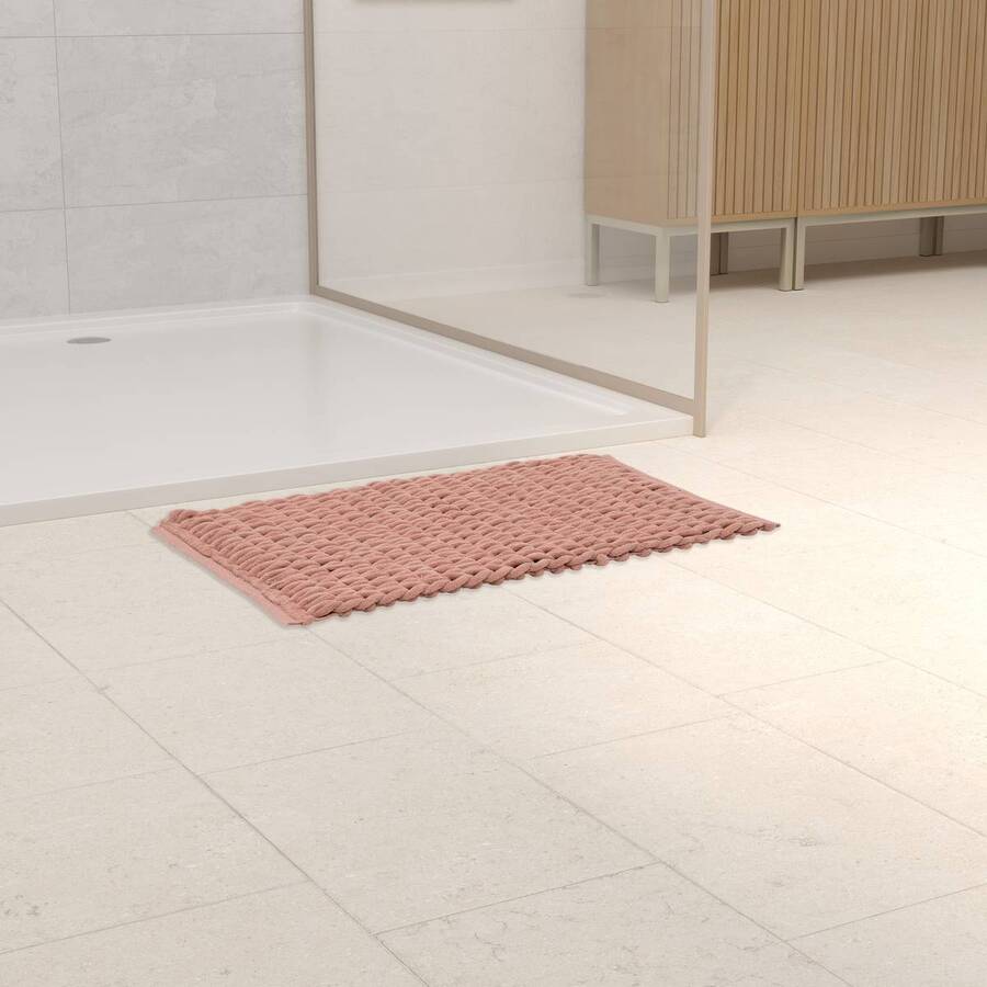 Tapis epais 75x50 blush color 