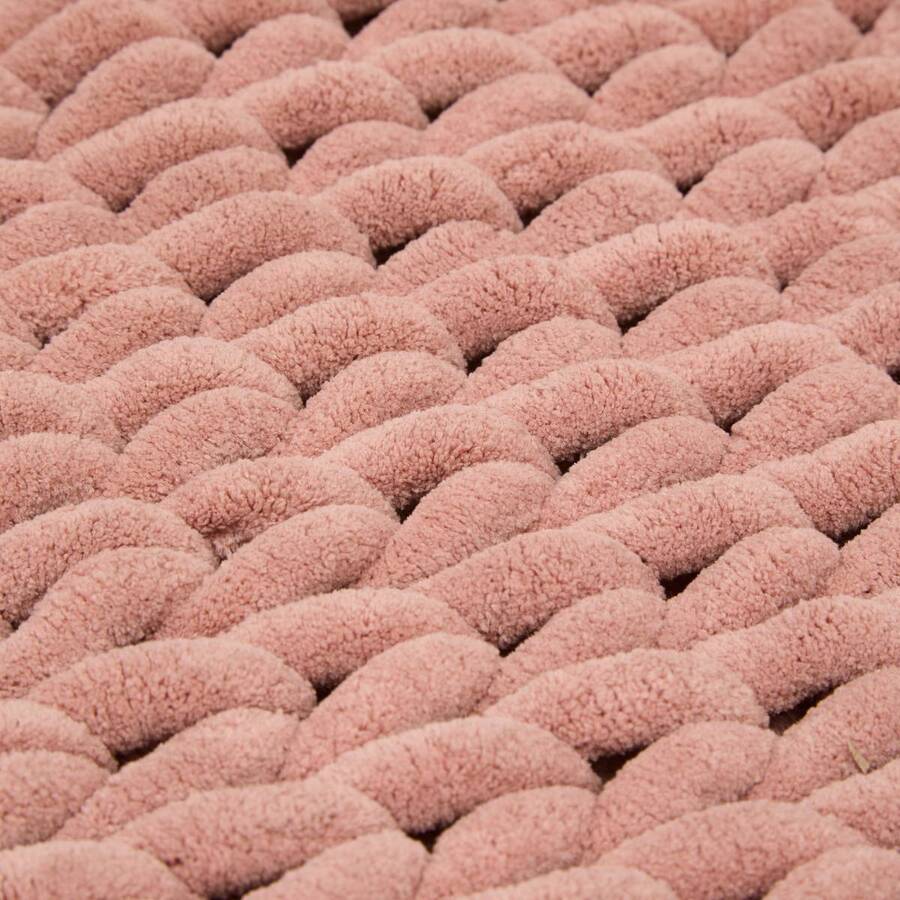 Tapis epais 75x50 blush color 