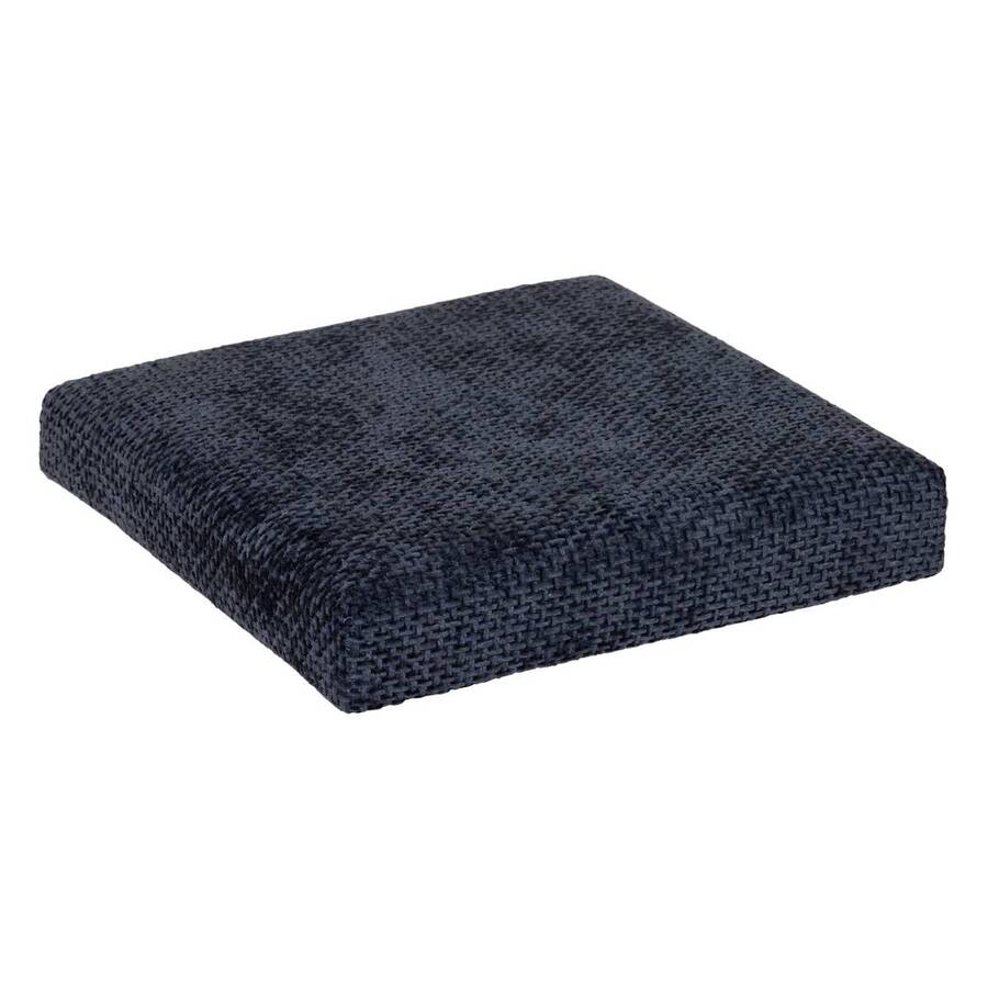 Pouf 31x31 bleu velvy 