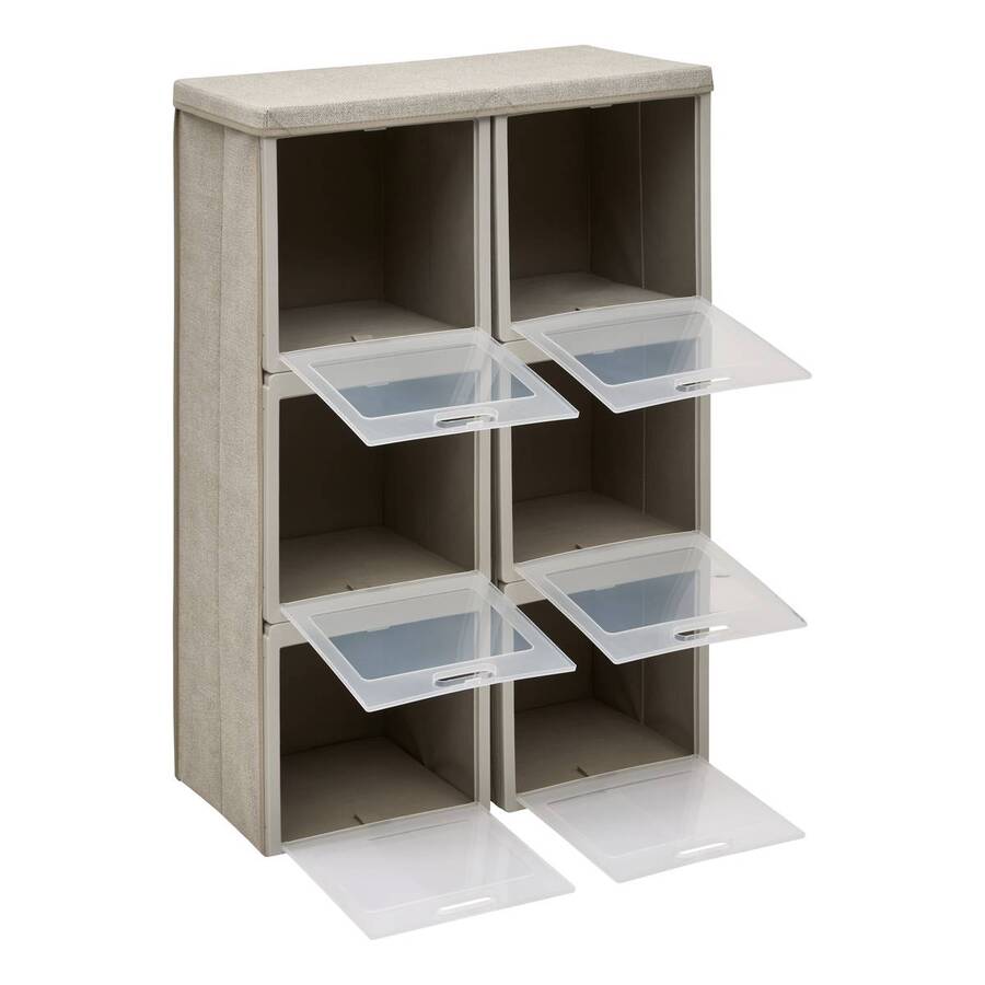 Rangement 6 cases cube'n door 
