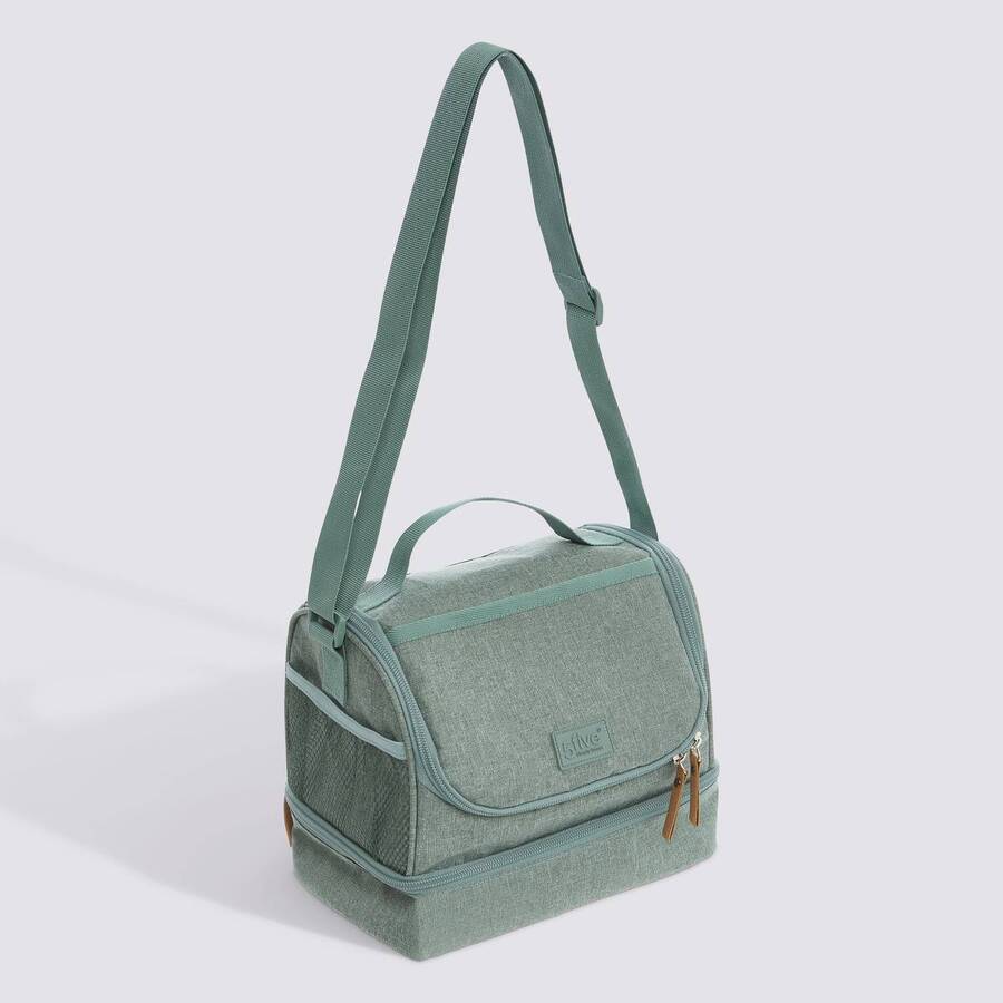 Sac repas iso 8.5l poche vert 