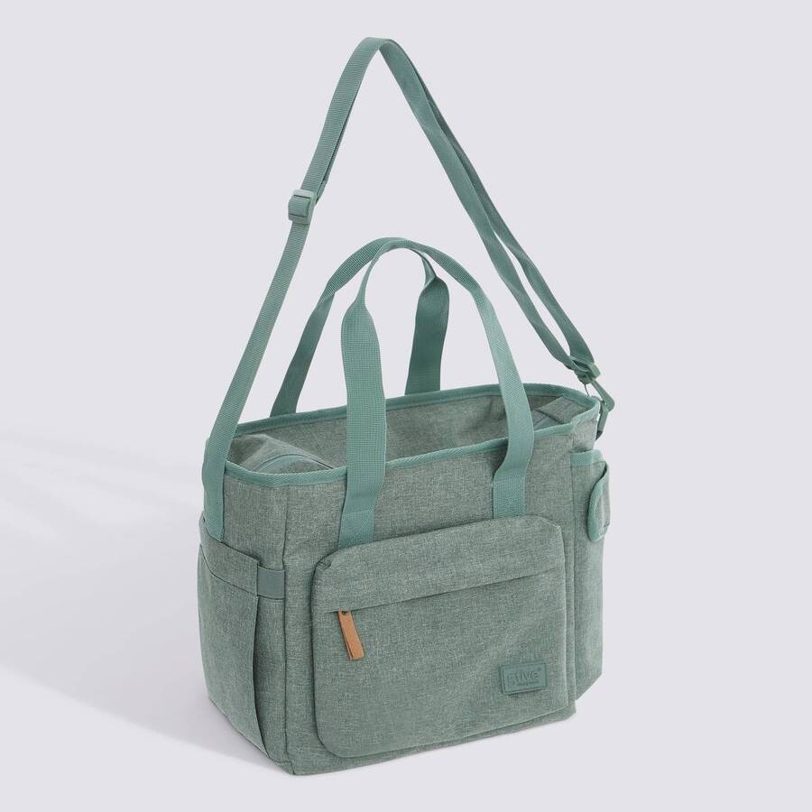 Sac repas iso 12.5l poche vert 