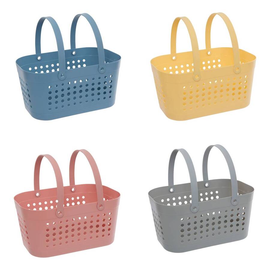 Panier linge 18l anse flex ass 