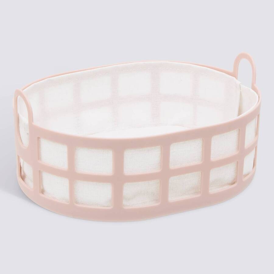 Corbeille a pain rose poly 
