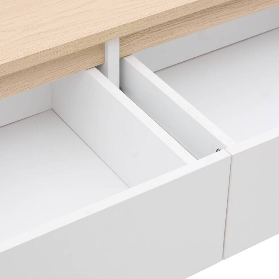 Meuble d'entree bois 12p luma 