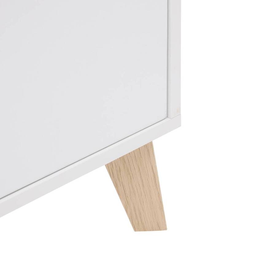 Meuble d'entree bois 12p luma 
