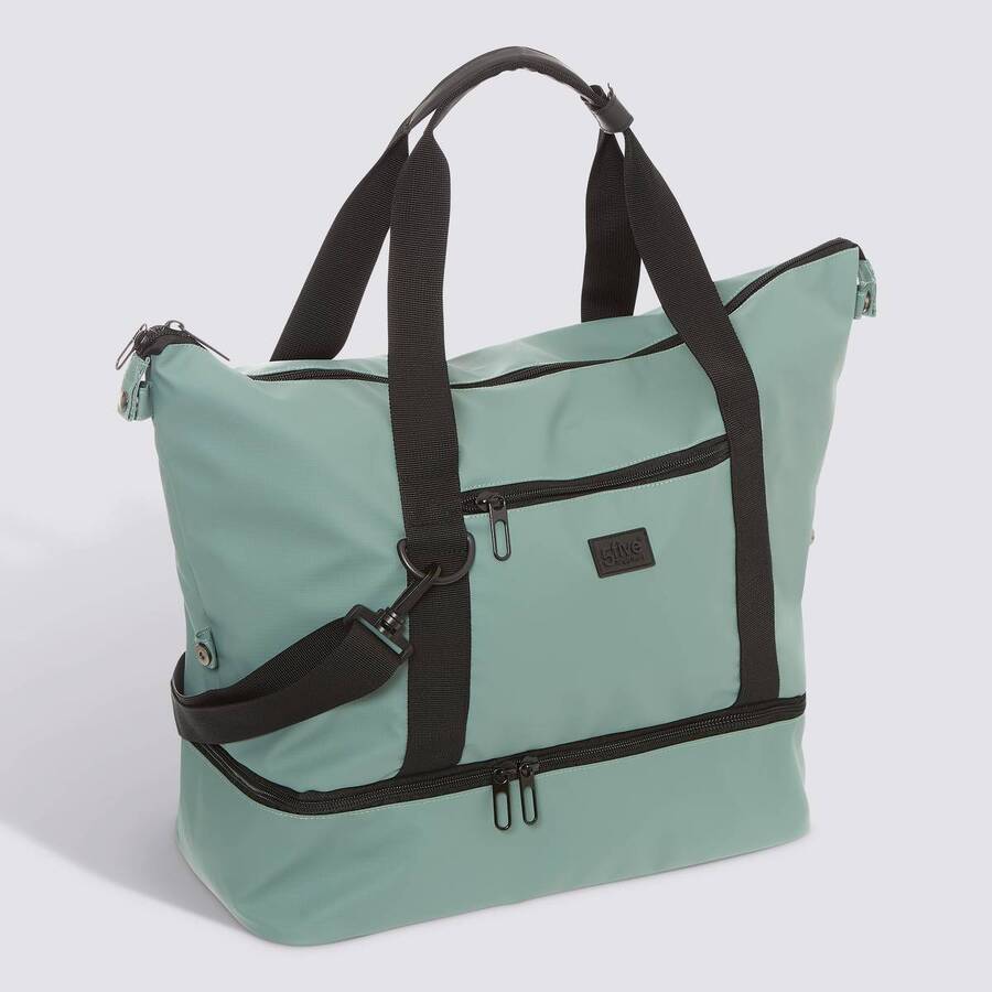Sac weekend 40x30x20cm vert 