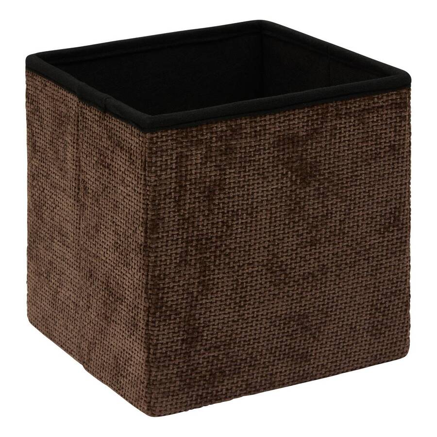 Pouf 31x31 choco velvy 