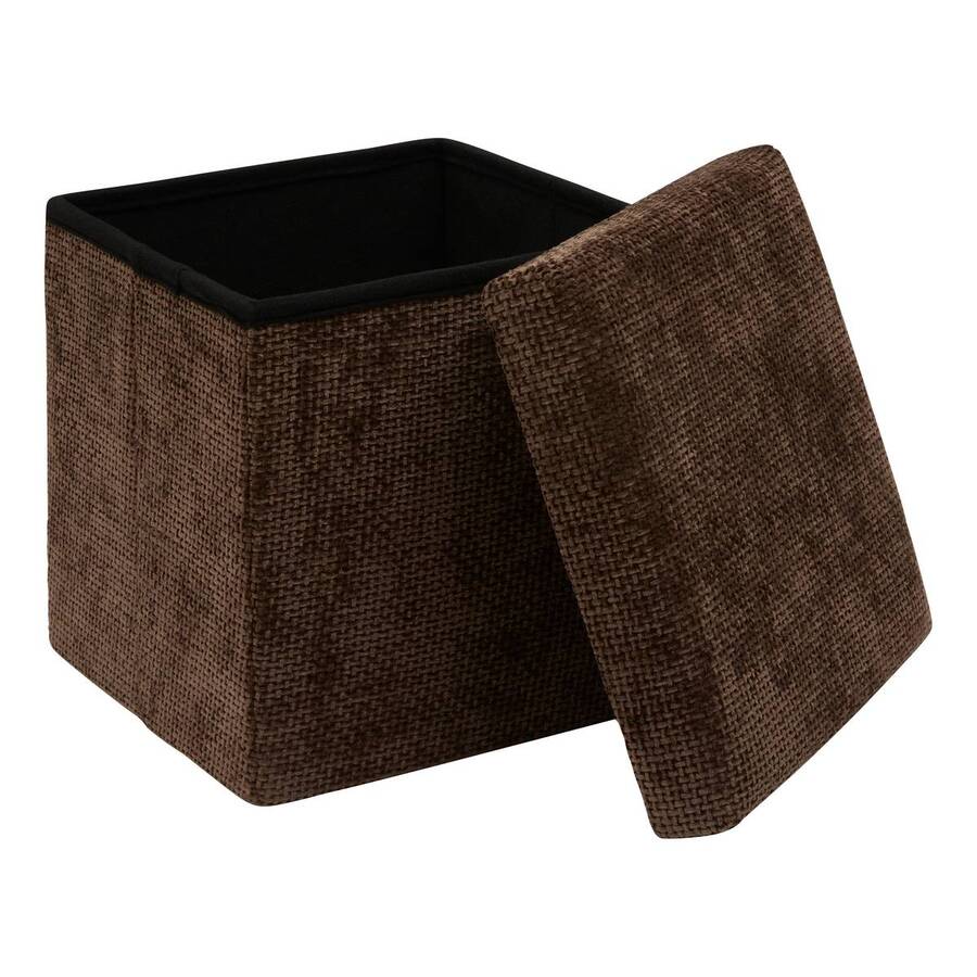Pouf 31x31 choco velvy 