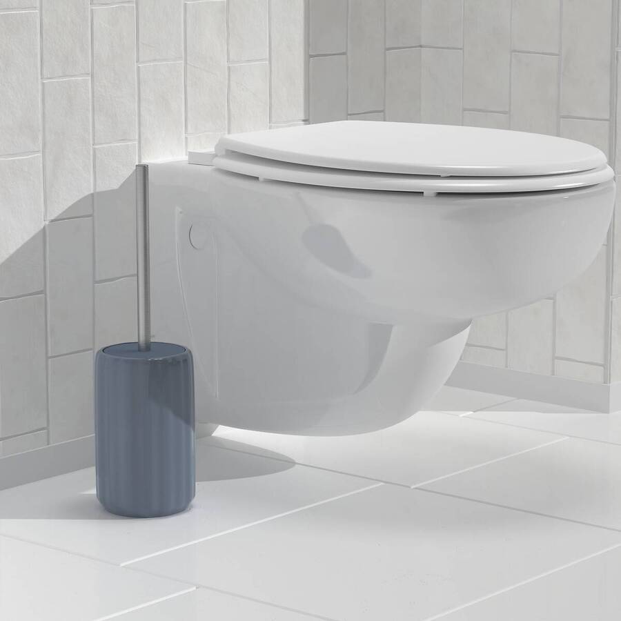 Brosse wc bleu suny color 