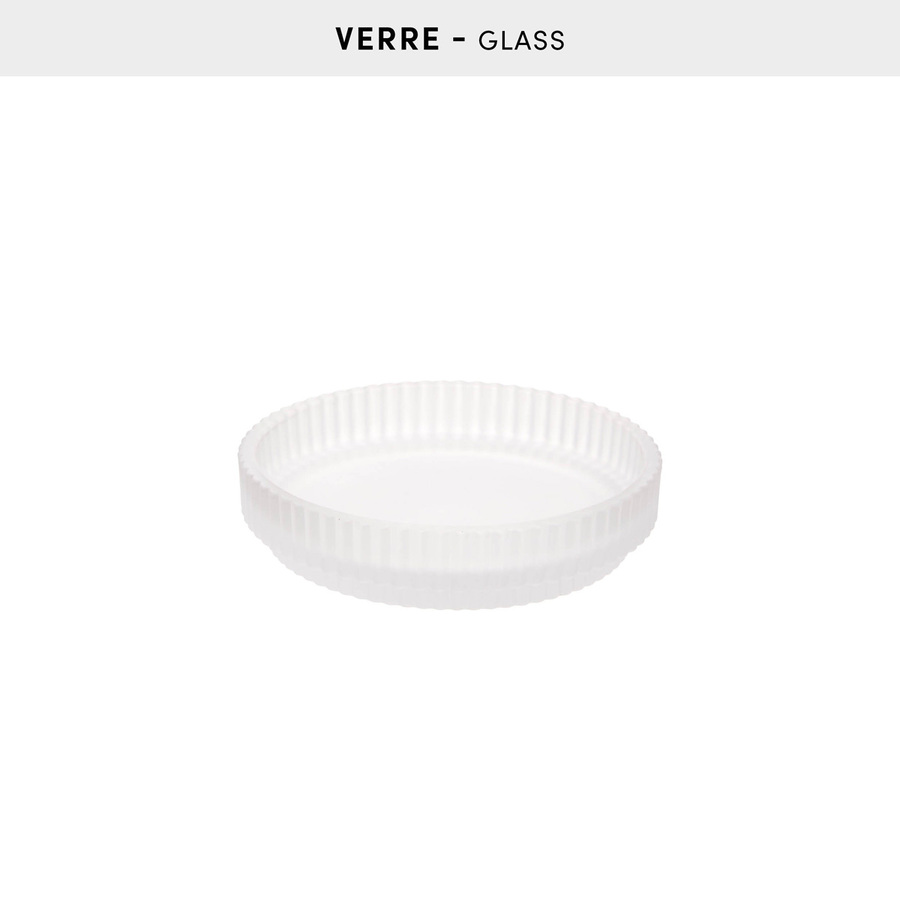 Porte-savon, d.11 cm, transparent Solis