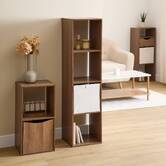 Étagère 4 cases, marron Mix'n modul