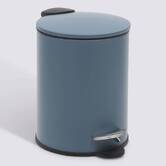 Poubelle manuelle soft close, 2,7l, bleu Colorama