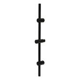 Colonne de douche, 3 pièces, h.73,5 cm, noir 