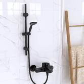 Colonne de douche, 3 pièces, h.73,5 cm, noir 