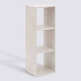 Étagère 3 cases, 34,5x32 cm, crème Mix'n modul