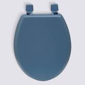 Abattant wc, bleu Colorama