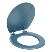 Abattant wc, bleu Colorama
