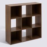 Étagère 9 cases, marron Mix'n modul