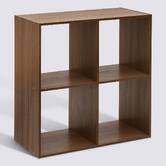 Étagère  4 cases, marron Mix'n modul