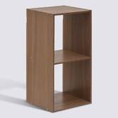 Étagère 2 cases, marron Mix'n modul
