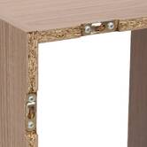 Étagère 2 cases, marron Mix'n modul
