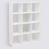 Étagère 12 cases, blanc Mix'n modul