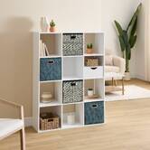 Étagère 12 cases, blanc Mix'n modul