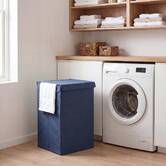 Corbeille à linge, 74l, bleu Colorama