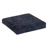Pouf 31x31 bleu velvy 