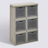 Rangement 6 cases cube'n door 
