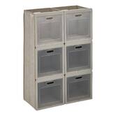 Rangement 6 cases cube'n door 