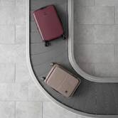 Valise cabine pliable 8 roues, 40l, violet