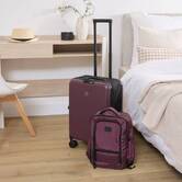 Valise cabine pliable 8 roues, 40l, violet