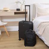 Valise cabine pliable 8 roues, 40l, noir
