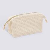 Trousse waffle beige 