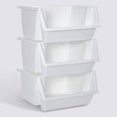 Tour 3 casiers empil pp blanc 
