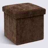 Pouf 31x31 choco velvy 