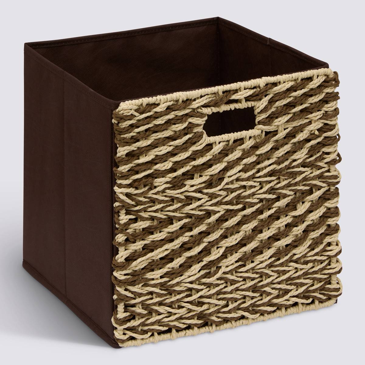 Boite rgt 31x31 marron noela 