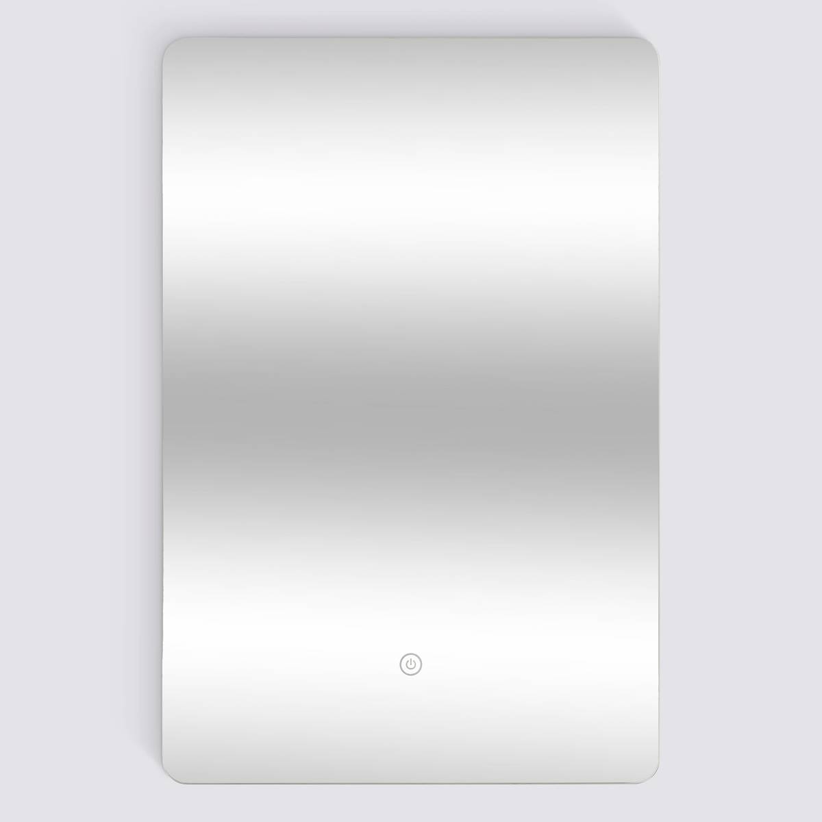 Miroir led 60x40cm halo rect 