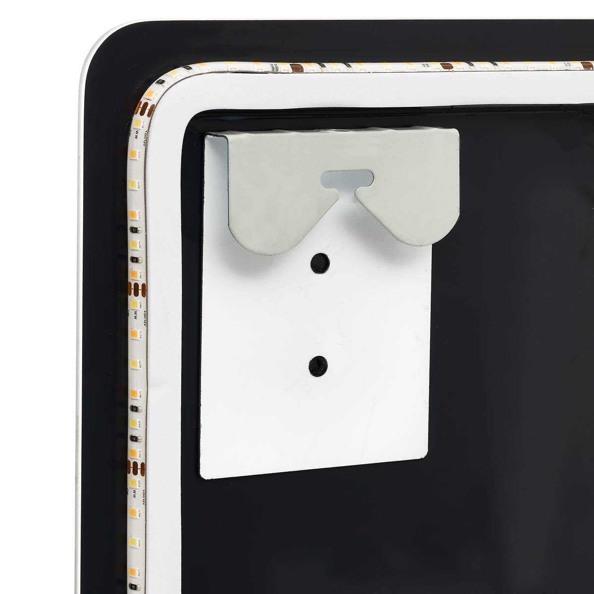 Miroir led 60x40cm halo rect 