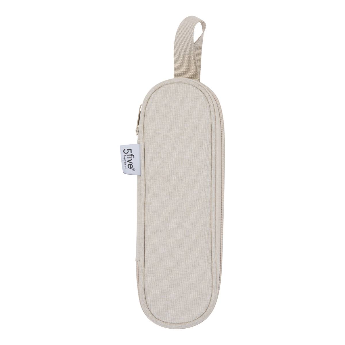 Lot couvert x5 inox + poche 