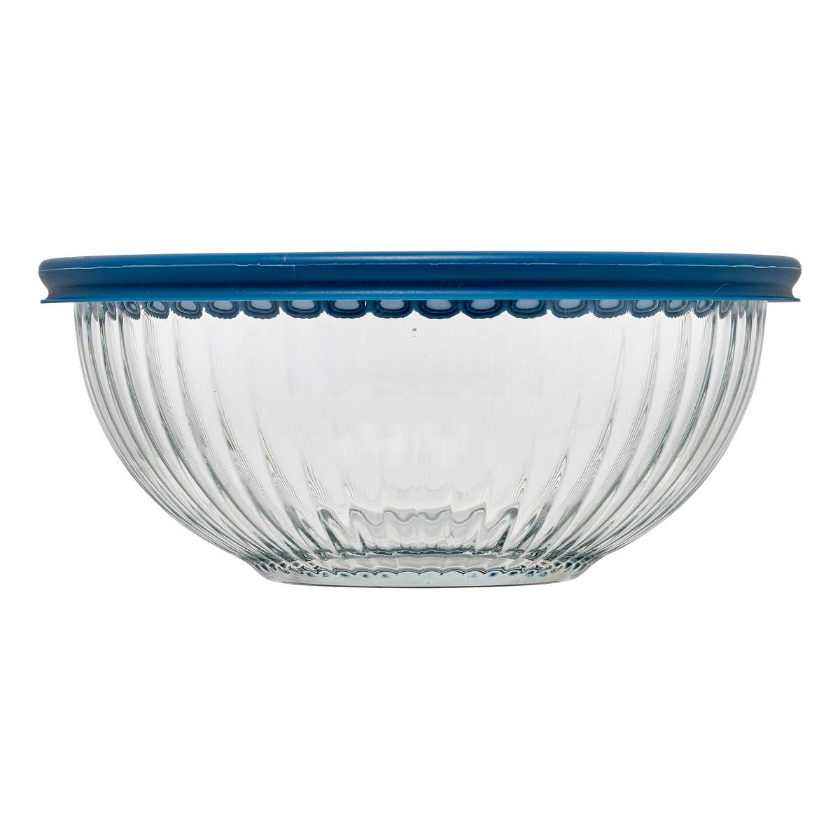 Saladiers verre + couv x5 