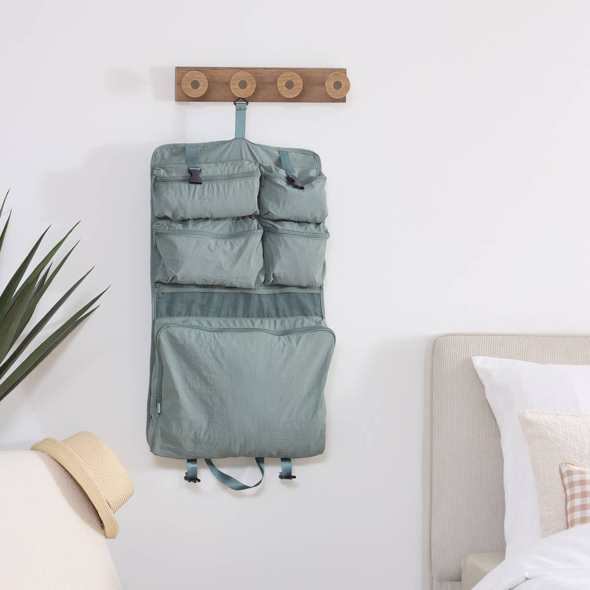 Organiseur de voyage multipoches, 30x15 cm 