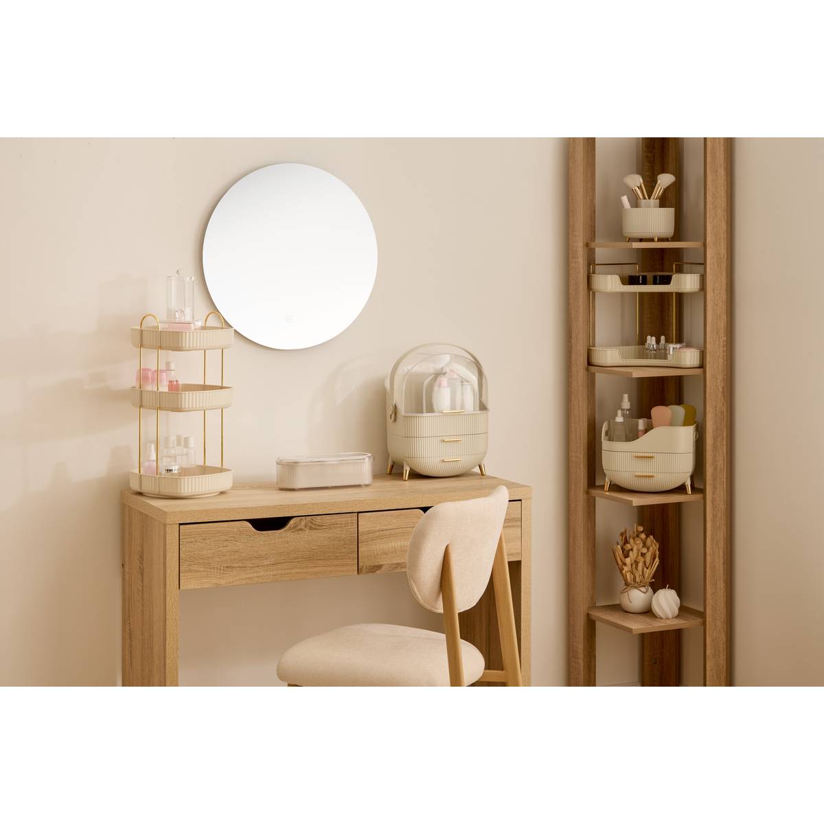Etagere 3niv rota pet alba 