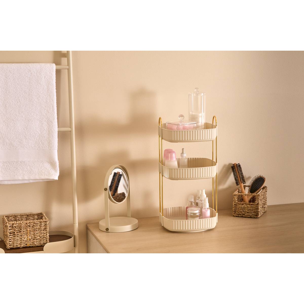 Etagere 3niv rota pet alba 