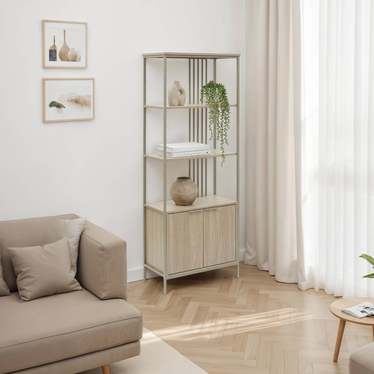 Etagere double 2 portes duna 